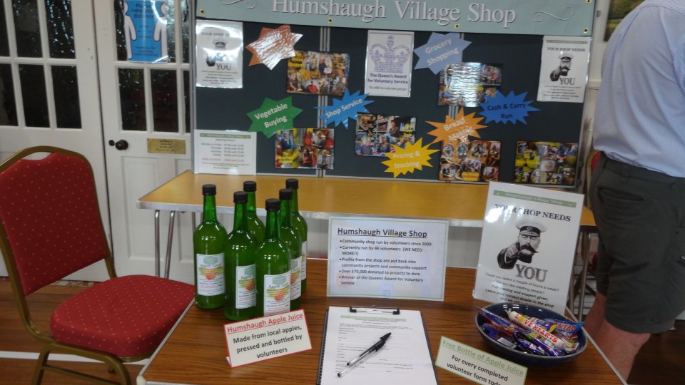 Humshaugh Shop table