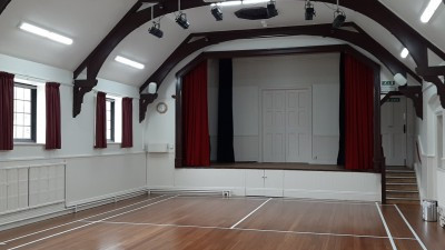 Main hall and stage