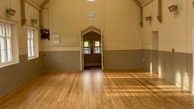 Hepple Village Hall interior