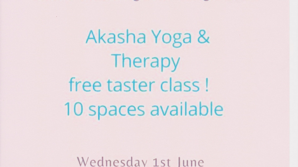 Free yoga taster session
