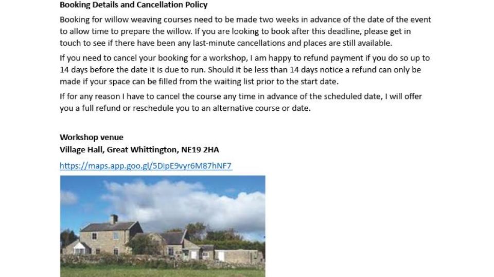 Jean Tinsley Spring/Summer Craft Workshops.