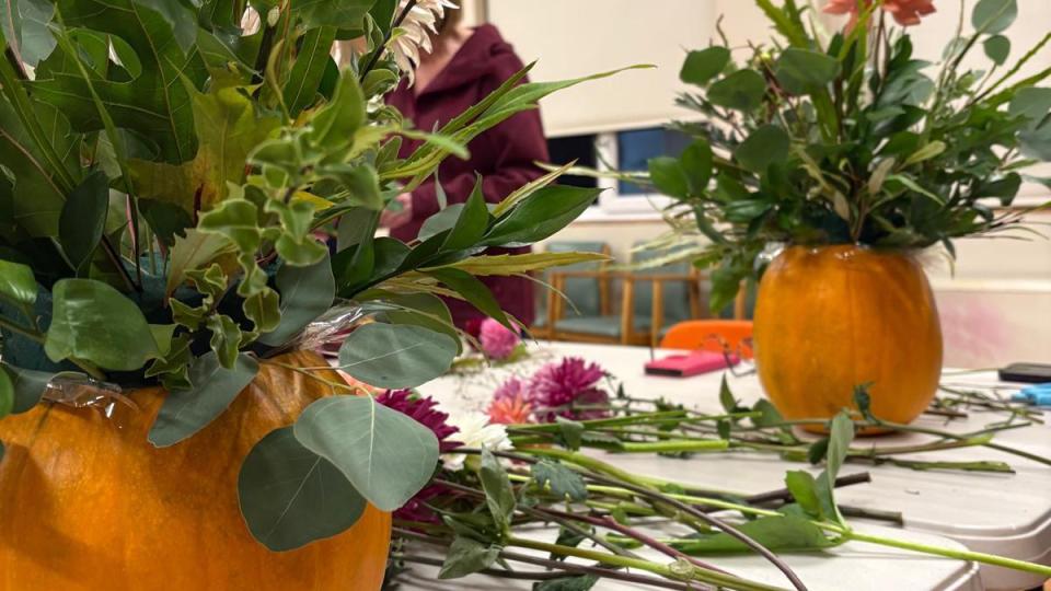 Pumpkin flower workshop