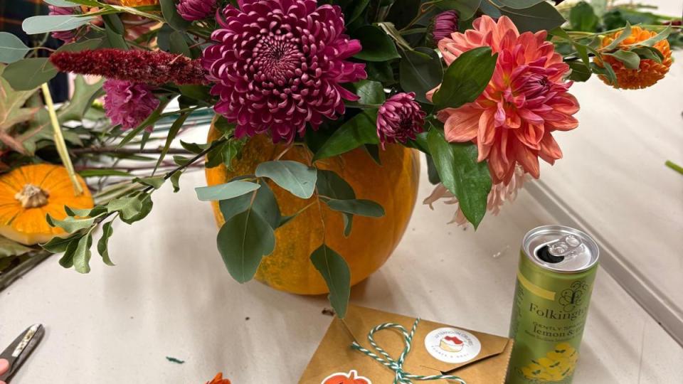 Pumpkin flower workshop