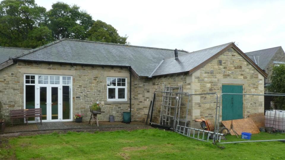 The new extension to the storeroom
