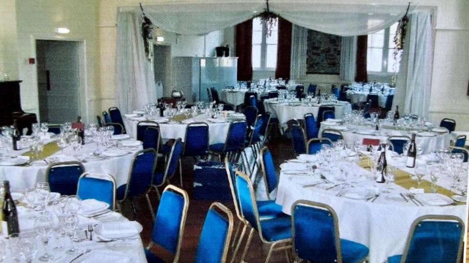 Swindale and Blackett wedding set up