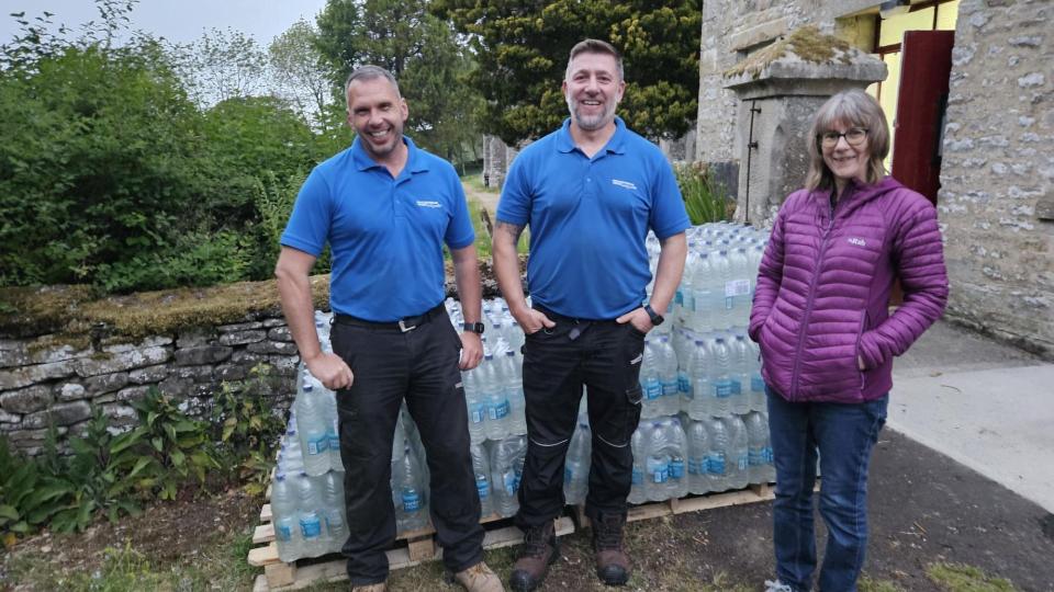 Northumbrian Water deliver bottled water