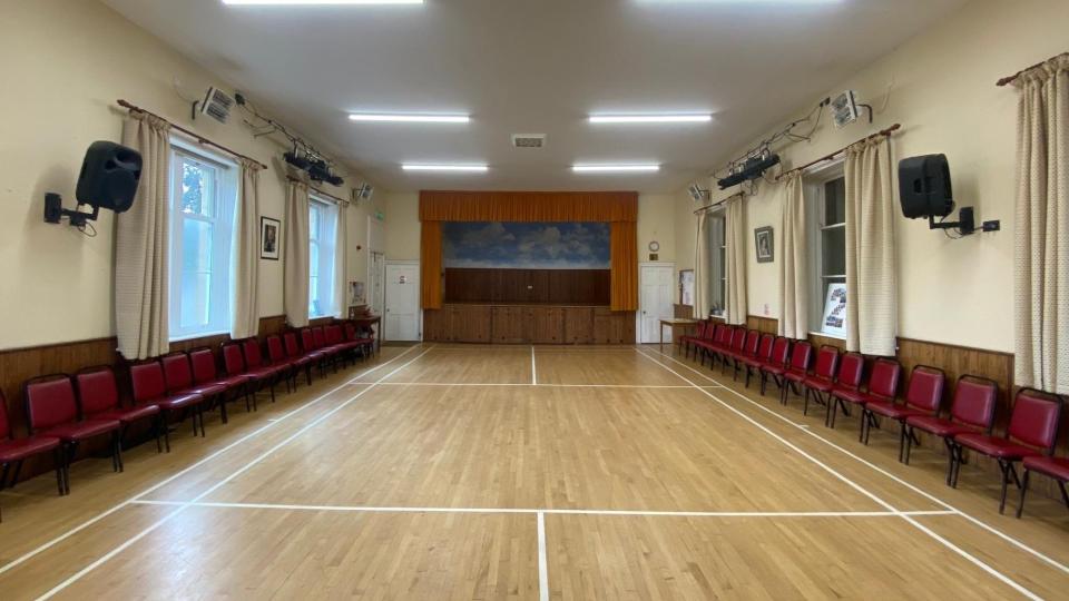 Main hall & stage